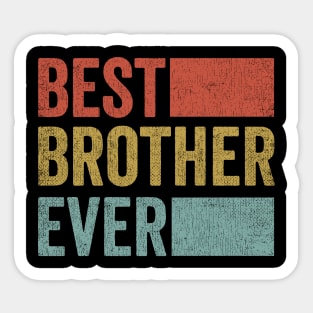 Vintage Best Brother Ever Shirt Retro Best Brother Sticker